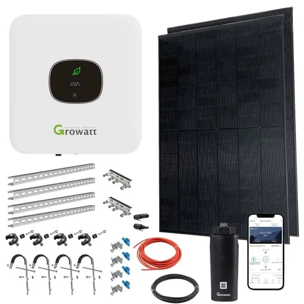 Growatt Balkonkraftwerk MIC 600 0,6kW 860W Set