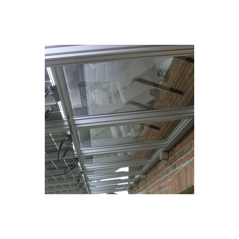 VSG Glas 8mm zum Auff&uuml;llen der Dachstruktur