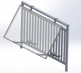 Jet-Line Balkonkraftwerkhalterung | Gel&auml;nder Befestigung | f&uuml;r 1 Solarmodul | Neigungswinkel 25-45&deg; - Bild 1 von 3