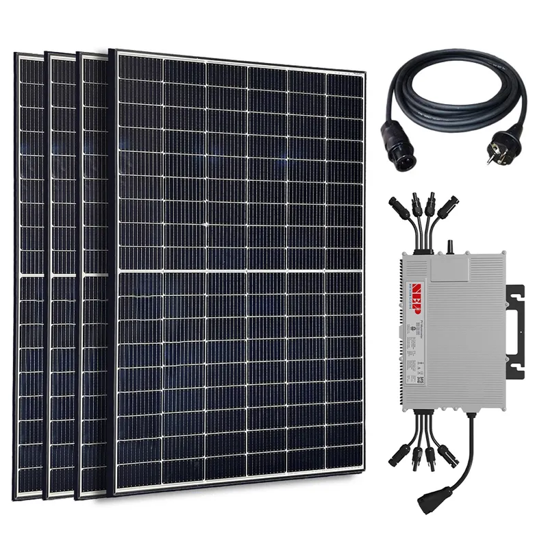 Balkonsolaranlage Solaranlage 1660/1600W Wechselrichter drosselbar auf 800 W