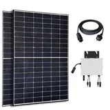 Balkonsolaranlage 830W (2x415 W) Module Solaranlage & 800 W Wechselrichter - Bild 1 von 9