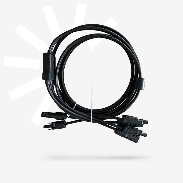 Y-Solarstecker 4-auf-2 MC4 Solarkabel 3 Meter