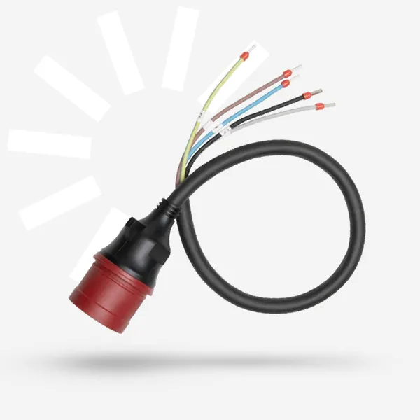 Anker SOLIX CEE 400V 32A Drei-Phasen-Stecker (0.6m Kabel)
