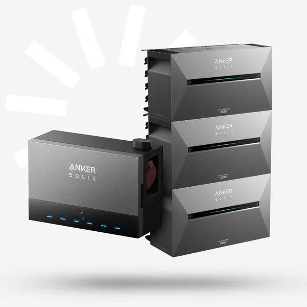 Anker SOLIX Power Dock Set mit 3 × Solarbank 3 E2700 Pro inkl. Smart Meter
