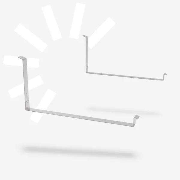 Flachdachhalterung für ein PV-Modul