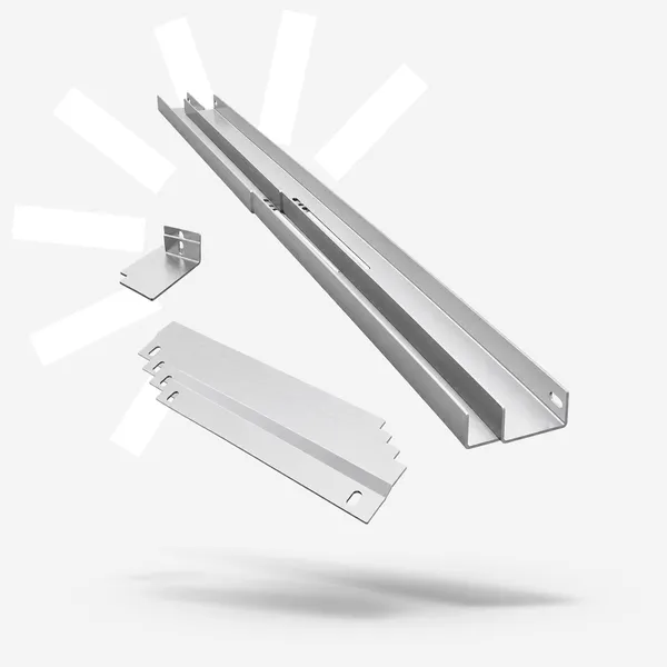 Wandhalterung für ein PV-Modul