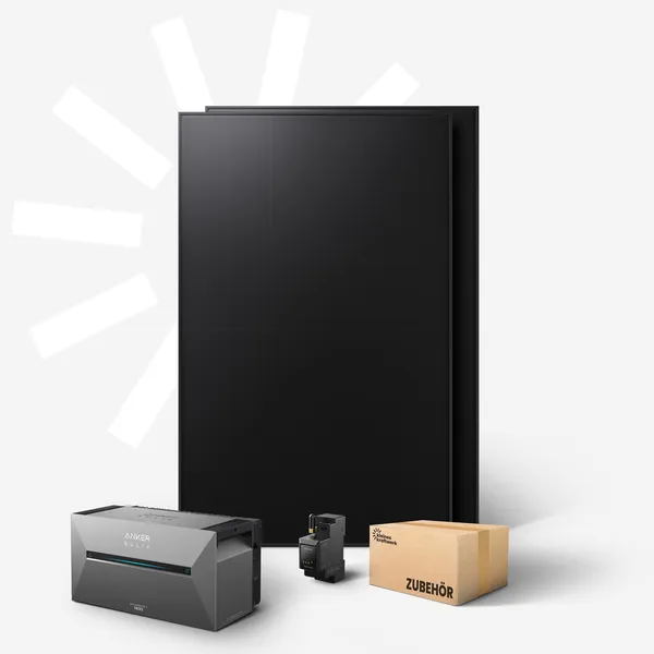 Duo (BC) - 960Wp Balkonkraftwerk mit Speicher Anker SOLIX Solarbank 3 Pro