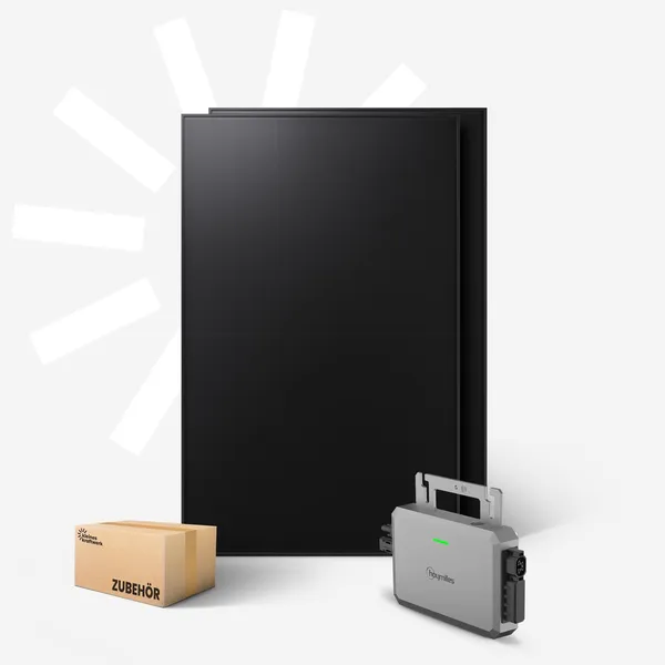 Duo (BC) - 960Wp bifaziales Balkonkraftwerk mit 800W Wechselrichter