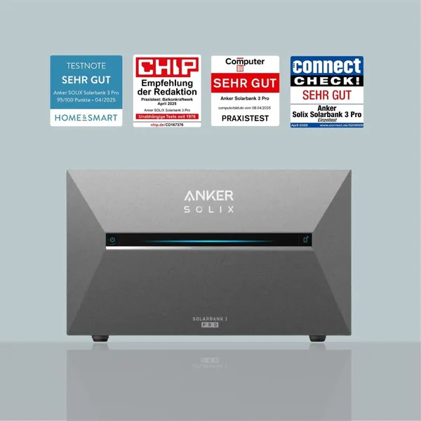 Anker SOLIX Solarbank 3 E2700 Pro Speicher für Balkonkraftwerk