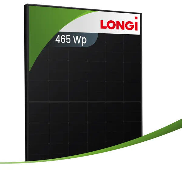 Longi 465Wp LR7-54HVD-T-M Hi-MO X10 Glas-Glas Fullblack Tansparent HPBC 2.0