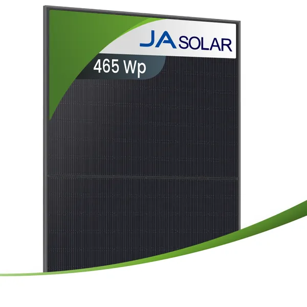 JA Solar 465Wp JAM54D41-LR Glas-Glas Fullblack