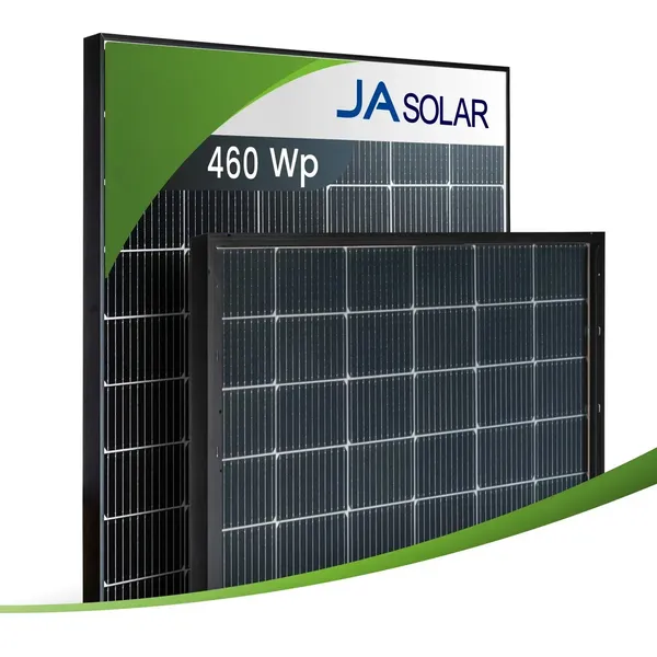 JA Solar JAM54D40-LB/460Wp Bifazial Glas-Glas Black Frame