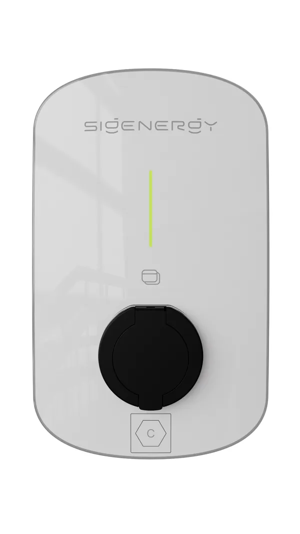 Sigen EVAC 22 4G T2SH-WH / Charger 22 kW Type2 Socket with shutter White