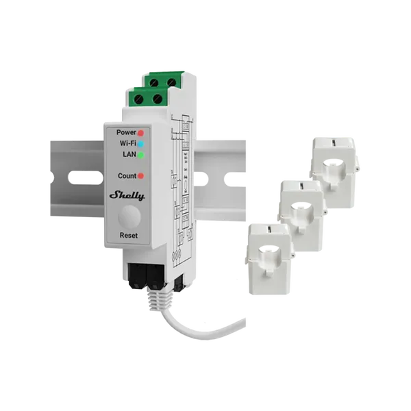 Shelly Pro 3EM WLAN-, LAN- und Bluetooth