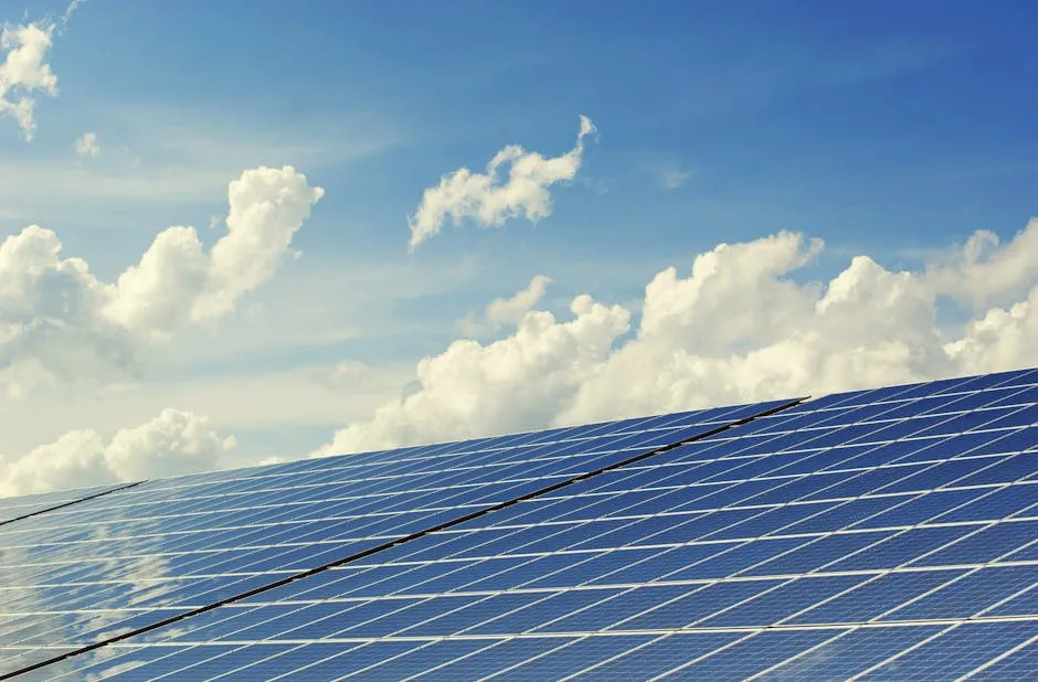 Solarmodul mit Steuerelektronik einer Inselanlage
