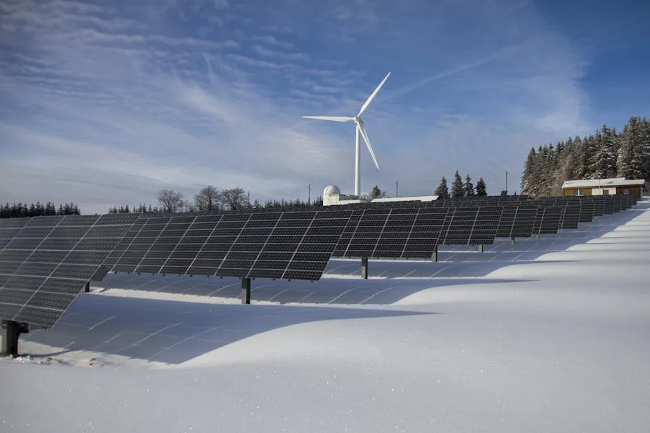 Solarmodule aus der Nähe