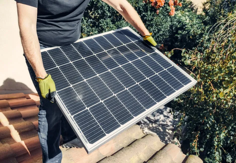 Photovoltaikanlage auf einem Hausdach