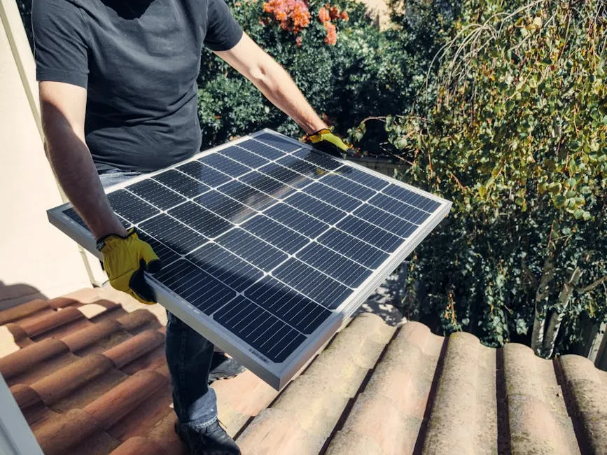Solartechnik zur netzunabhängigen Stromerzeugung