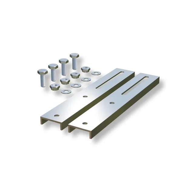 Verlängerungsschienen für ConSole+ Plus Montagewanne