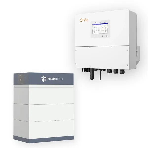 Solis S6 15kW 3ph Hybrid Wechselrichter + Pylontech Force H3 15.36kWh Hochvolt Batterie