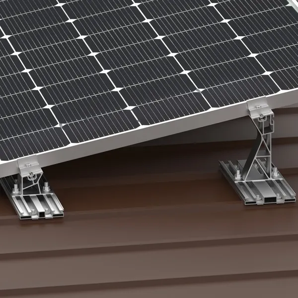 KENO Unterkonstruktion Trapezblech für 6 Module Quer-Montage mit 15 Grad