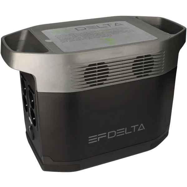 SET EcoFlow Delta Powerstation mit Solartasche 120W