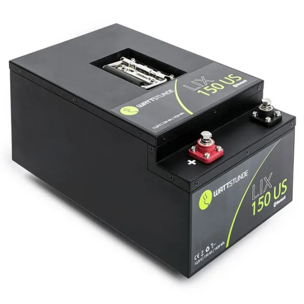 WATTSTUNDE 150Ah LiFePO4 Untersitz Batterie LIX150-US