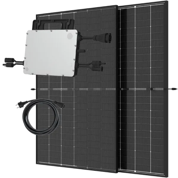 Balkonkraftwerk 880Wp 2x420 JA Solar Fullblack Growatt NEO 800M-X