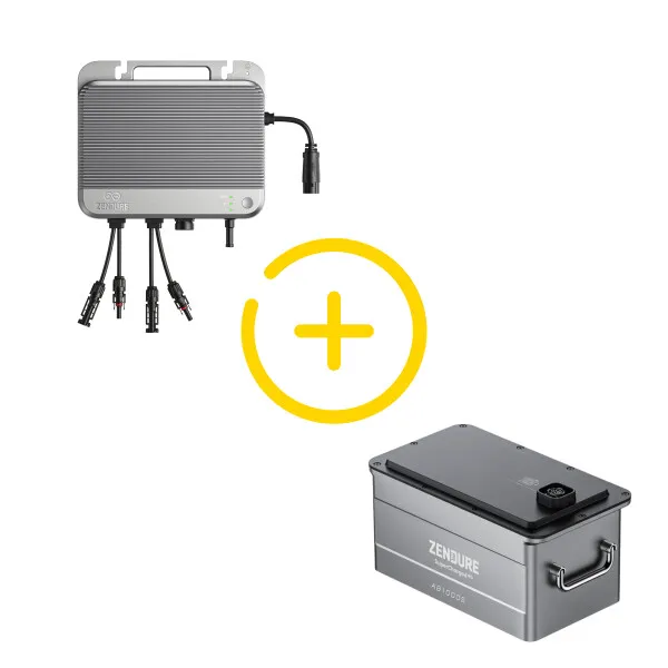 Zendure SolarFlow 800 Bidirektionaler Wechselrichter + AB1000S 960Wh
