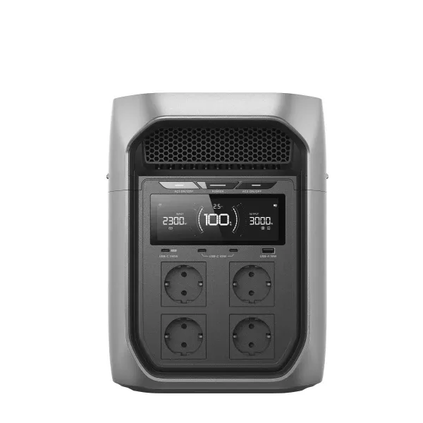 EcoFlow DELTA 3 Max Plus | Tragbare Powerstation 3 kW, erweiterbar bis 10 kWh