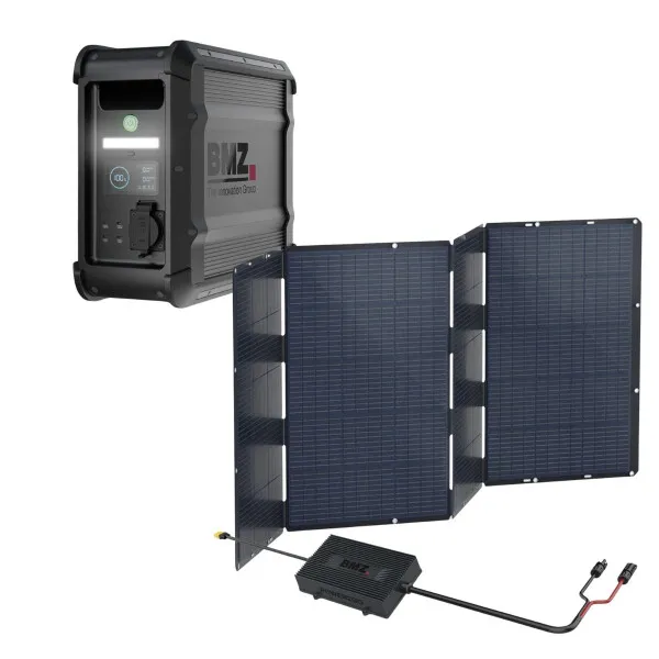 BMZ Solar-Komplettset 400 W mit POWER2GO LIFE 2.500 Wh & MPPT