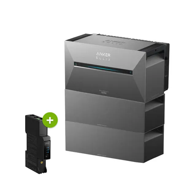 Anker 16,13kWh SOLIX 3 E2700 PRO All-in-One Speichersystem und 5x BP2700 Erweiterungsakku inkl. Smart Meter