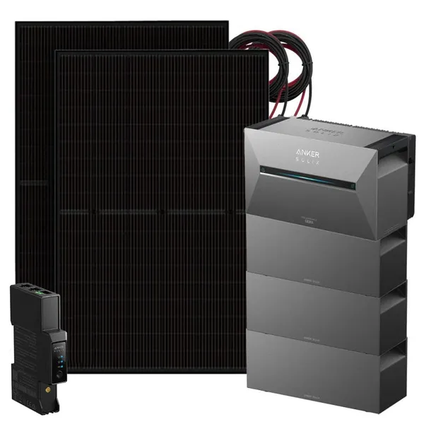 Anker 900W Solix 3 Balkonkraftwerk inkl. 10,75kWh Speicher E2700 BP2700 & Stromzähler