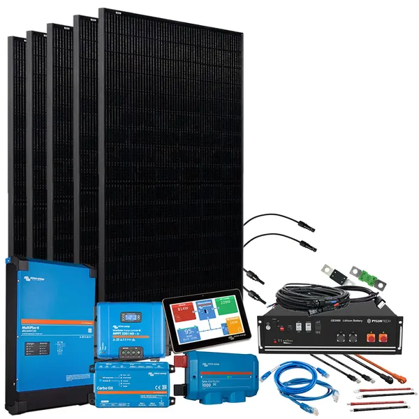 Offgridtec® HomePremium S USV Solaranlage 2250Wp 3,5kWh LiFePo4 Speicher 1-phasig