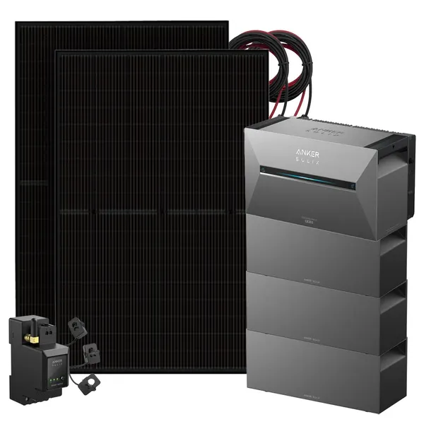 Anker 900W Solix 3 Balkonkraftwerk inkl. 10,75kWh Speicher E2700 BP2700 & Stromzähler