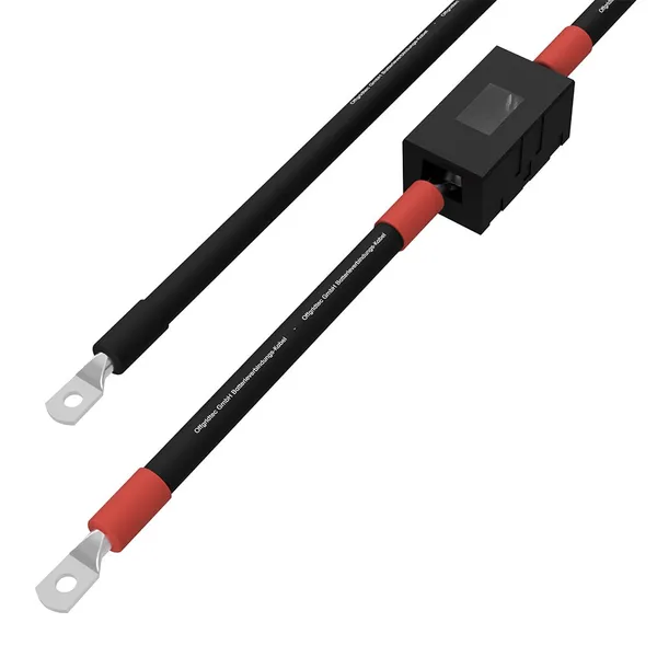 2,5m 16mm² Batteriekabel mit MIDI-Sicherungshalter Schraubklemmenanschluss auf M8