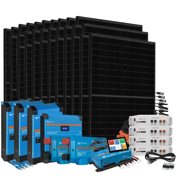 Offgridtec HomePremium M USV Solaranlage 13500Wp E-Box 48100R-TE+ 20,5kWh 3-phasig