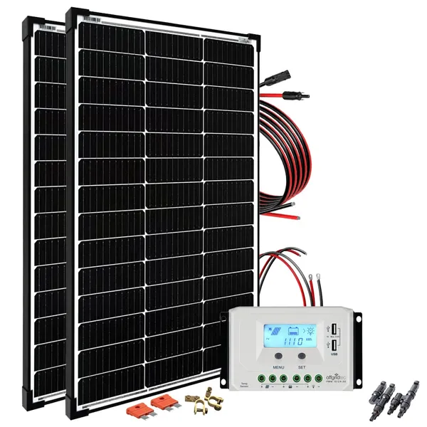 Offgridtec® basicPremium-L 200W Solaranlage 12V/24V Komplettsystem