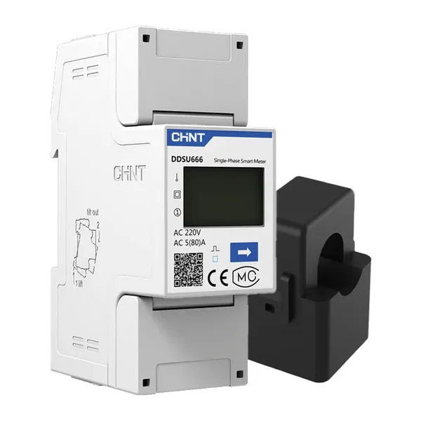 Hoymiles Stromzähler DDSU666 1-phasig inkl. 100A Stromwandler CT
