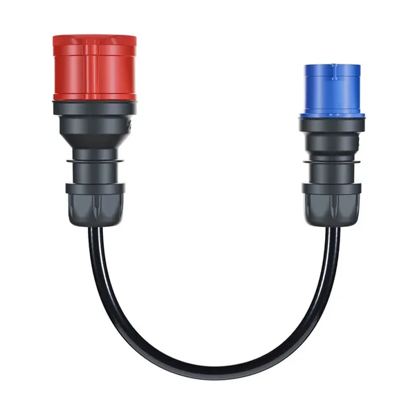 go-e Adapter zu Wallbox Gemini flex 11kW auf CEE blau 16A (Campingstecker)