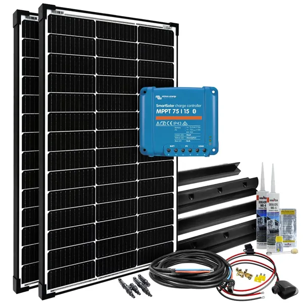 Offgridtec mPremium+ L 200W 12V MPPT Caravan Solaranlage