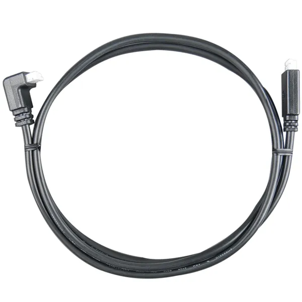 Victron VE.Direct Kabel (mit abgewinkeltem Stecker auf einer Seite) 5m