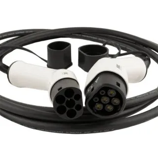 Ladekabel für Elektroauto 5m 16A 3 Phasen 480V Typ 2