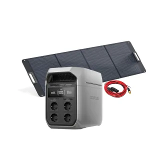 EcoFlow Set Delta 3 Plus Powerstation und 200 Watt Solarmodul