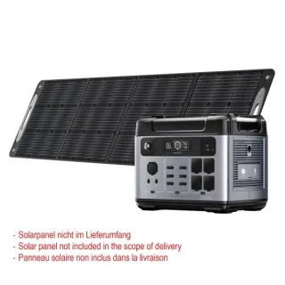PATONA Powerstation 1800W 1024Wh mit Solarladeoption
