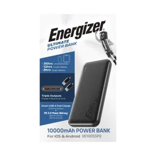 Powerbank UE10055PQ 10.000mAh Schnellladen 22,5W Schwarz