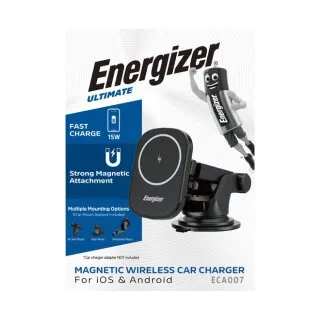 Magnetischer Auto Charger ECA007 mit Qi 15 W & 3 Halterungen